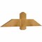Ekena Millwork Eugene Rough Sawn Timber Gable Bracket, Western Red Cedar, 48"W x 12"H x 2"D x 6"F, 6/12 Pitch GBW048X12X0206EUG00RWR - alternate 3